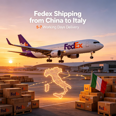 Fedex Fast Shipping From China To Italy , Fedex International Air Freight Service Real Time Logistics Tracking