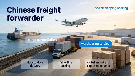 Secure Chinese Freight Forwarder Sea And Air Shipping Door To Door Delivery Full Online Tracking