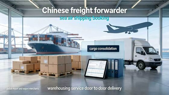 Secure Chinese Freight Forwarder Sea And Air Shipping Door To Door Delivery Full Online Tracking
